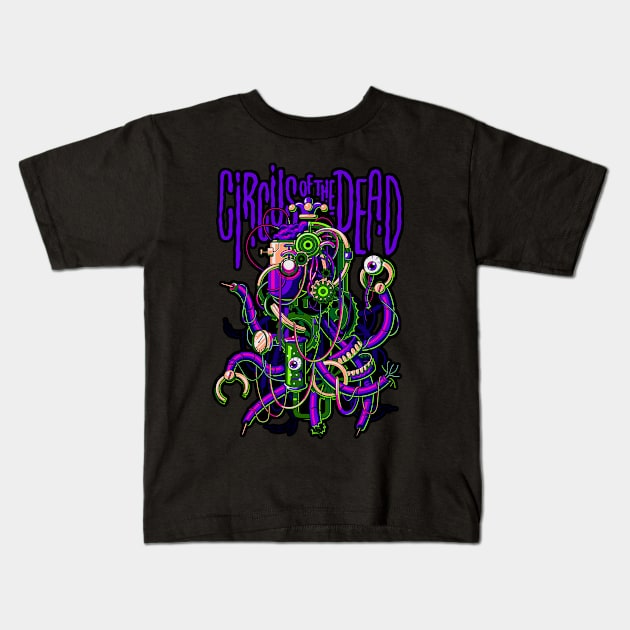 circus of the dead Kids T-Shirt by bpkardijan